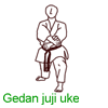 Gedan juji uke (*)