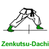 Zenkutsu dachi(**)